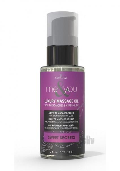 Me & You Massage Oil Sweet Secrets 2 Oz