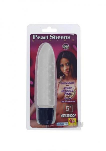 Pearl Sheens Bumpy 5 White