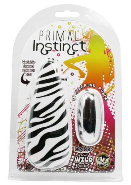 Primal Instincts Zebra Bullet