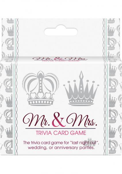 Mr. and Mrs. Trivia Card Game