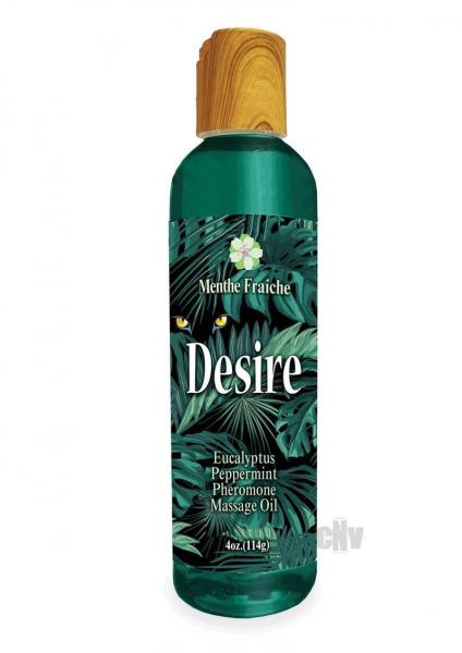 Desire Pheromone Massage Oil Eucalyptus/peppermint 4 Oz.