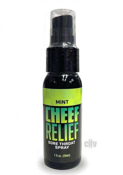 Cheef Relief Throat Spray Mint 1 Oz.