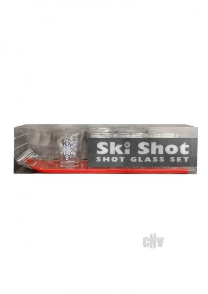 Ski Shot 4-piece Shot Glass Set