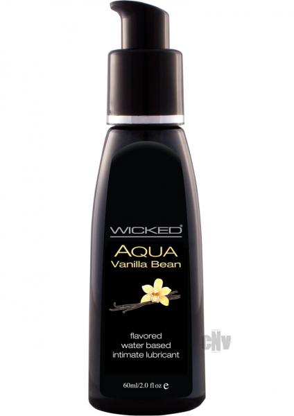 Wicked Aqua Lubricant Vanilla Bean 2oz