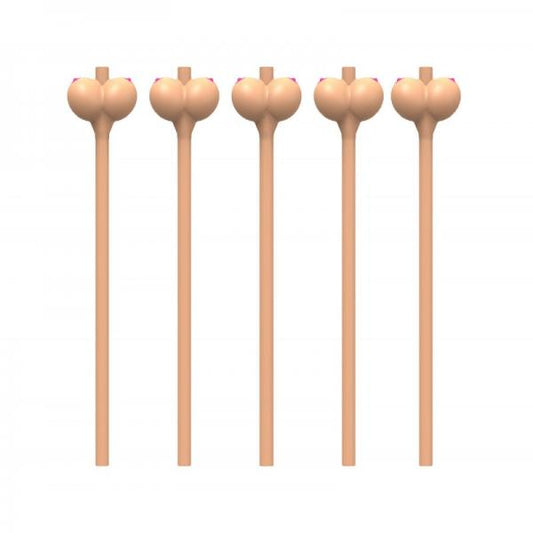 Boobie Straws (flesh Color) 6pk.