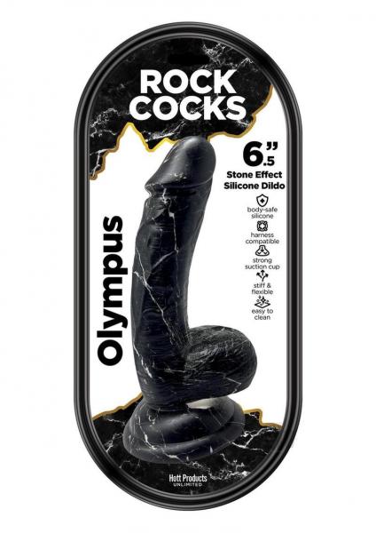 Rock Cocks Olympus Marble Silicone Dildo 6.5 In.