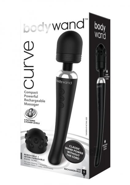 Xgen Bodywand Curve Rechargeable - Black