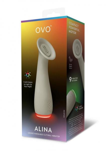 Ovo Alina Clitoral Vibrator Gray