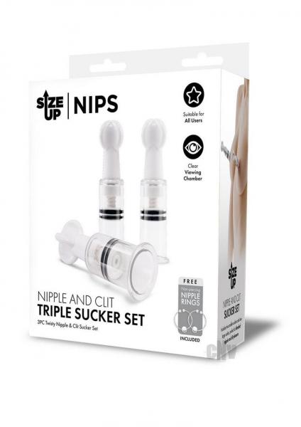 Su Nipple Clit Triple Sucker Set