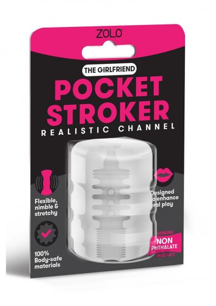 Zolo The Girlfriend Pocket Stroker White