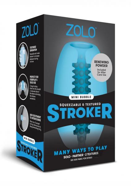 Zolo Mini Stroker Dome Blue