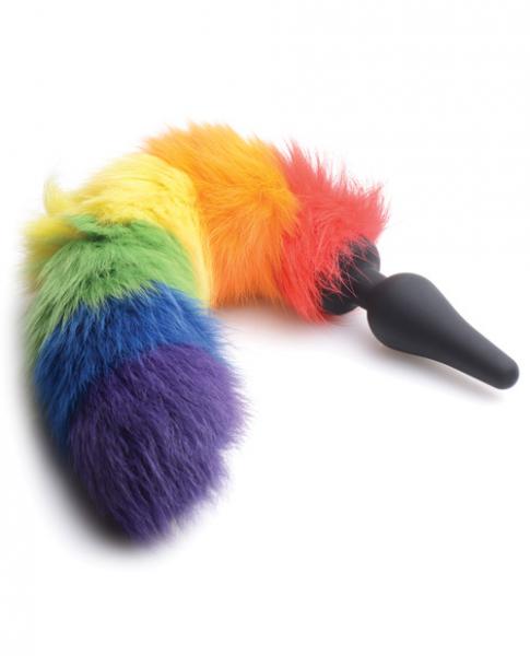 Tailz Rainbow Tail Silicone Butt Plug