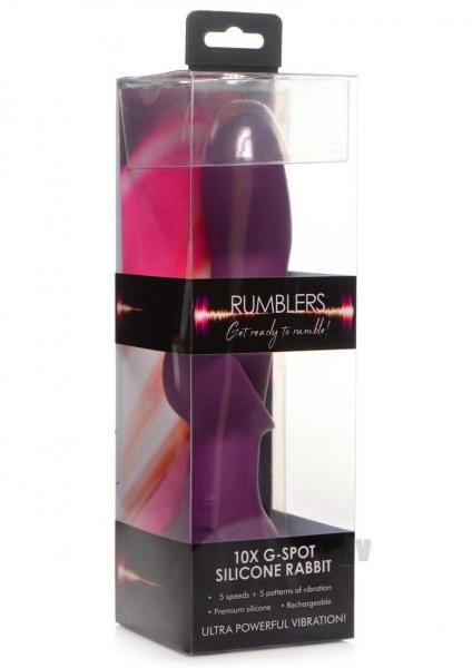 Rumblers G-spot Silicone Vibe Purple