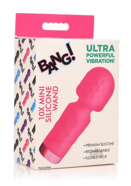 Bang 10x Mini Silicone Wand Pink