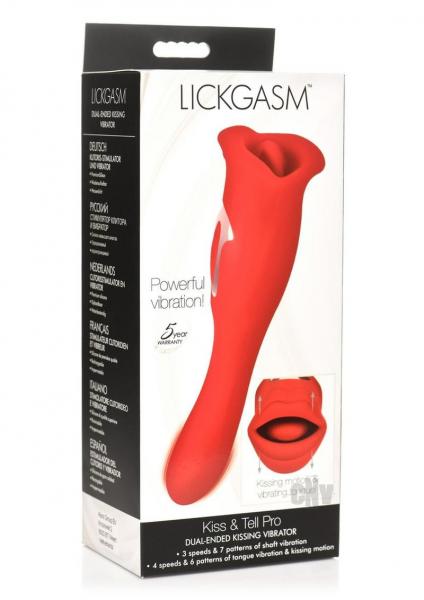 Lickgasm Kiss Tell Pro Red