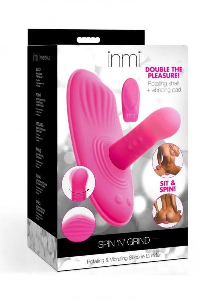 Spin N' Grind Rotating And Vibrating Silicone Sex Grinder