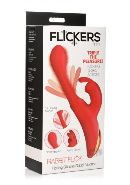 Flicking Silicone Rabbit Vibrator