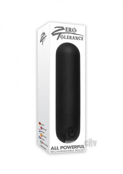 Zero Tolerance All Powerful Rechargeable Black