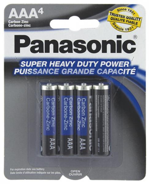 Panasonic AAA Batteries 4 Pack