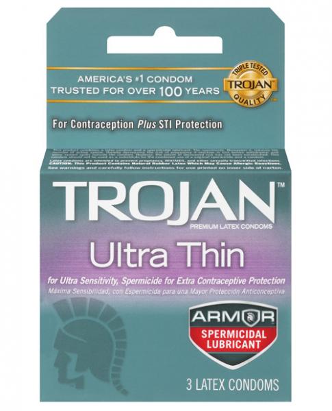 Trojan Ultra Thin Armor (spermicidal) 3pk