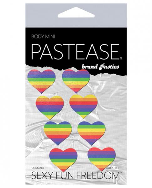 Pastease Mini Rainbow Heart Pack Of 8 O/S