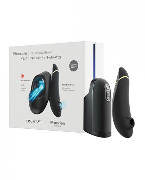 Arcwave x Womanizer Pleasure Pair - Ion + Premium 2 Black