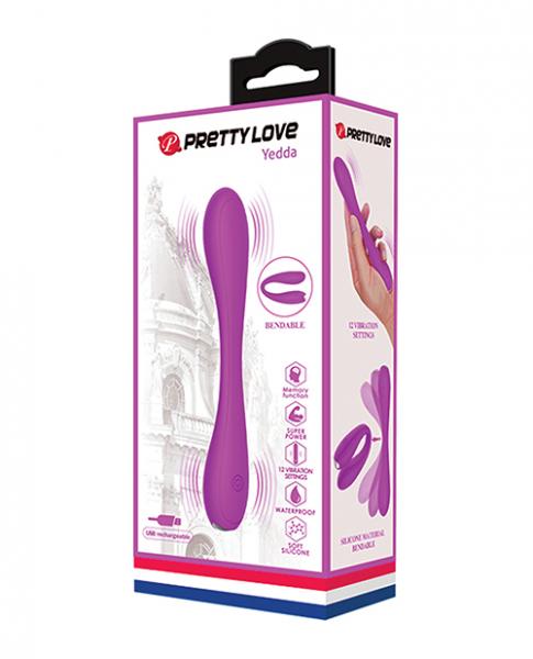 Pretty Love Yedda Bendable Vibrator - Fuchsia