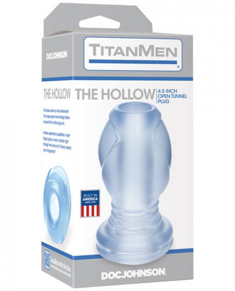 TitanMen The Hollow Tunnel Plug Clear