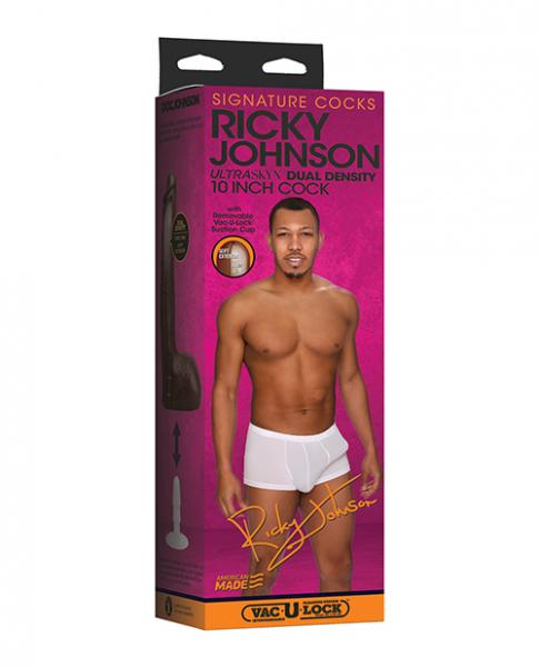 Signature Cocks Ricky Johnson 10-inch Ultraskyn Cock With Removable Vac-u-lock Suction Cup