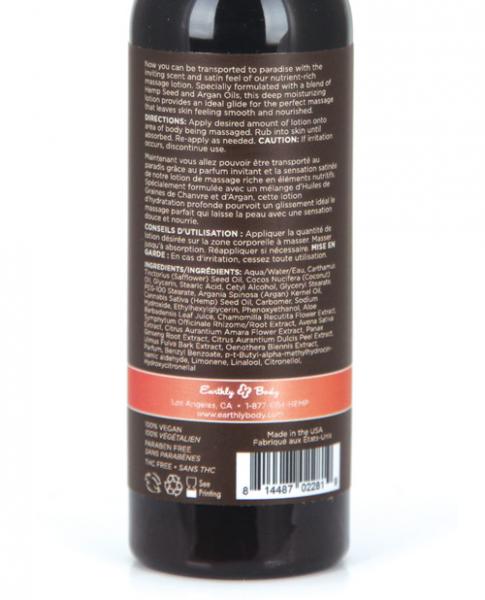 Earthly Body Massage Lotion Isle Of You 2oz