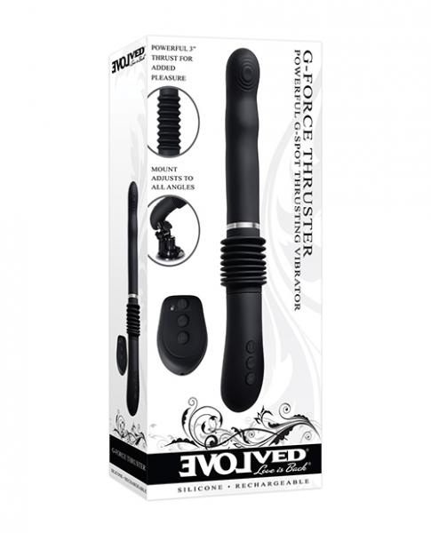 Evolved G-force Thruster Rechargeable Silicone - Black