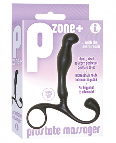 P Zone Plus Prostate Massager Black