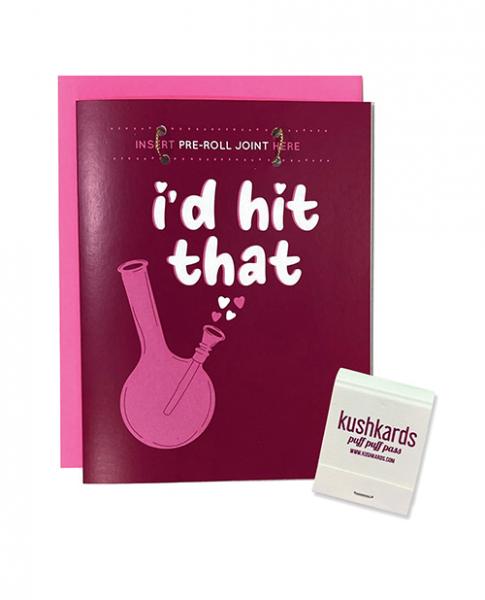 I'd Hit That Greeting Card W/matchbook