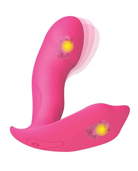 Dorcel Secret Clit Dual Stim Heating And Voice Control Pink