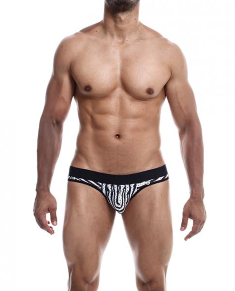 Male Basics Mob Aero Jock Zebra Xl