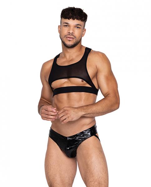 Voyeur Harness Black Lg