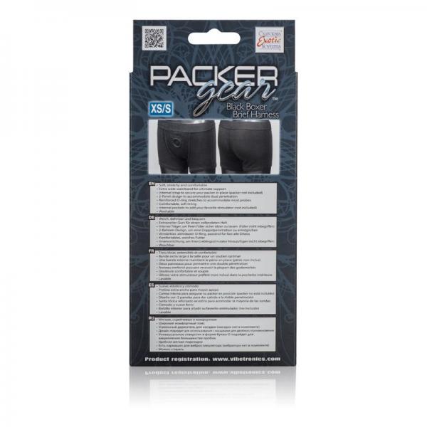 Packer Gear Black Boxer Harness XS/S