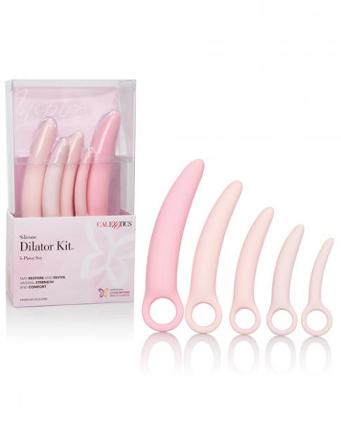 Inspire Silicone Dilator 5 Piece Set Pink