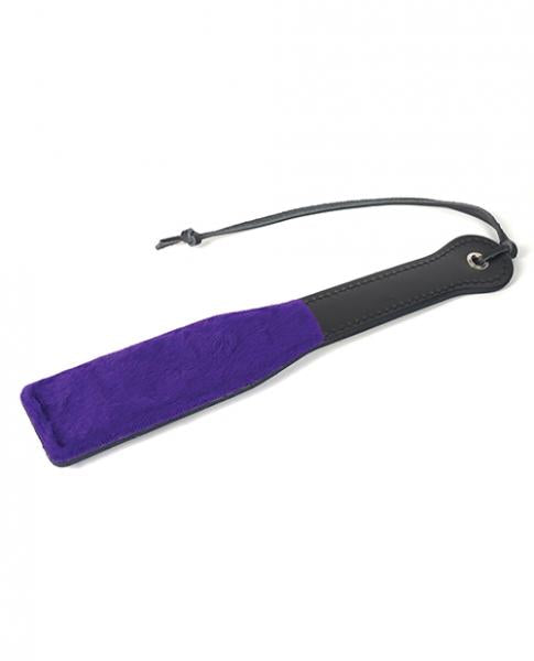 12 In. Paddle With Purple Faux Fur Lining