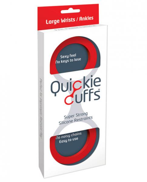 Quickie Cuffs Large Red