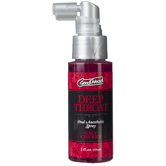 Goodhead Deep Throat Oral Anesthetic Spray Wild Cherry 2oz