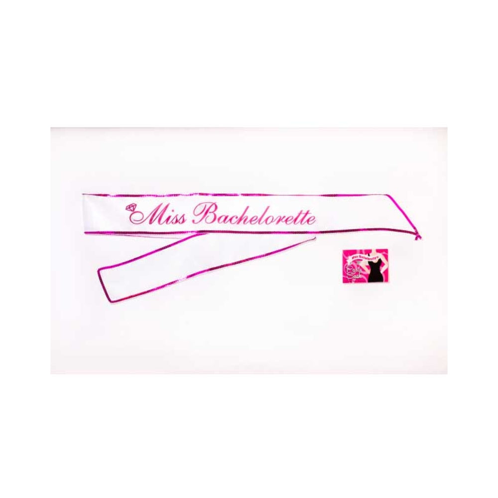 Miss Bachelorette Sash Hot Pink