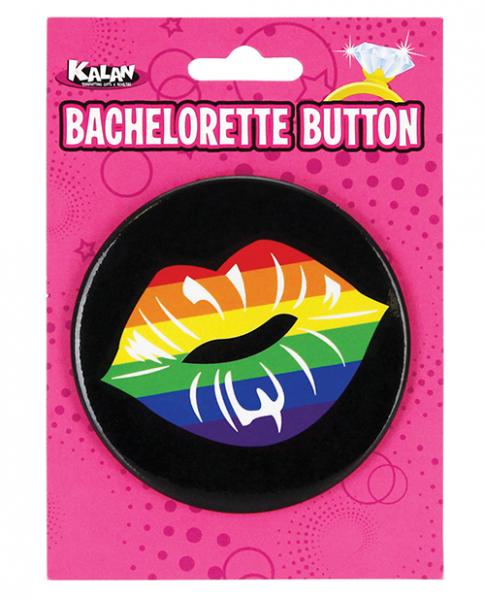 3 inches Bachelorette Button Rainbow Lips