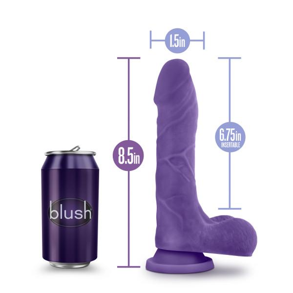 Blush Au Naturel Bold Thrill 8.5 Dildo - Purple