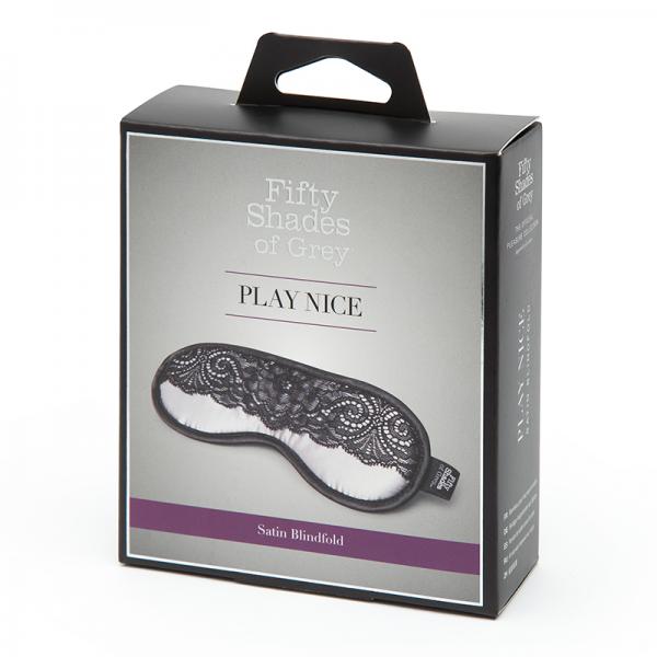 Fifty Shades Of Grey Play Nice Satin & Lace Blindfold