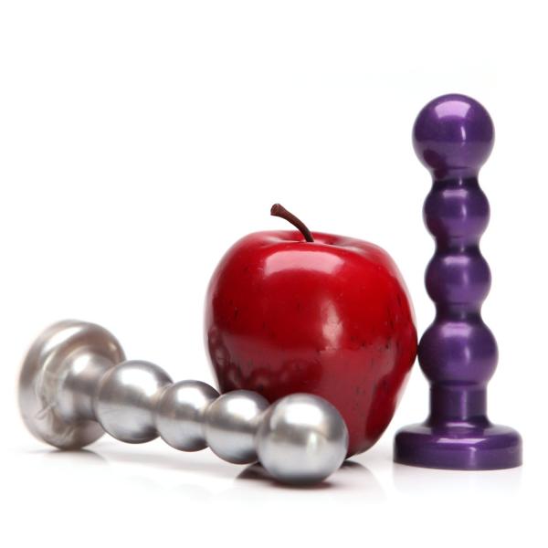 Planet Dildo 4 Balls - Silver