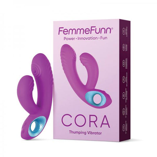 Femmefunn Cora Pulsating Vibrator Purple