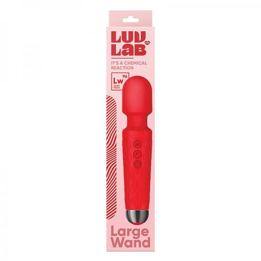 Luv Lab Lw96 Large Wand Silicone Red