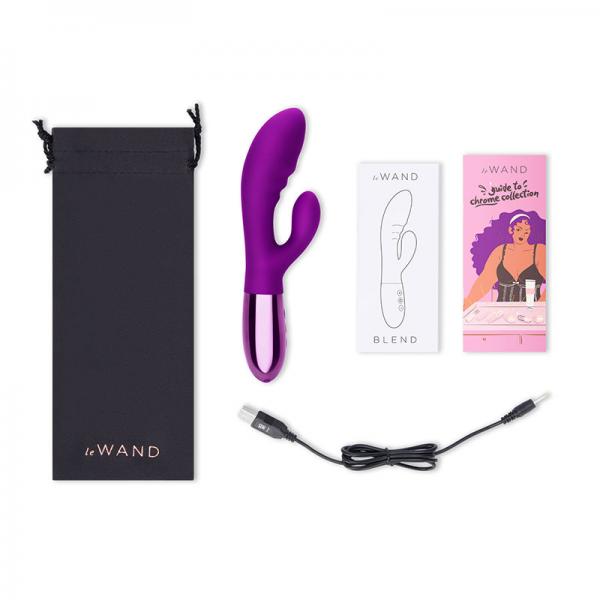 Le Wand Blend Double-motor Rabbit Rechargeable Vibrator Cherry