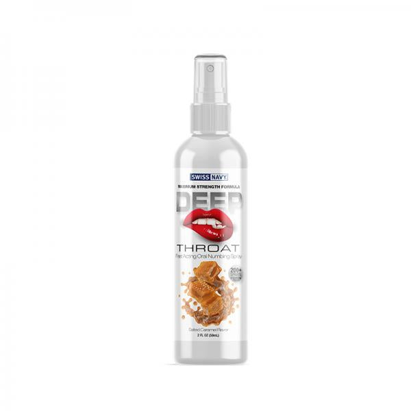 Swiss Navy Deep Throat Spray Salted Caramel 2oz